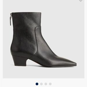 Madewell Black Leather Ankle Booties